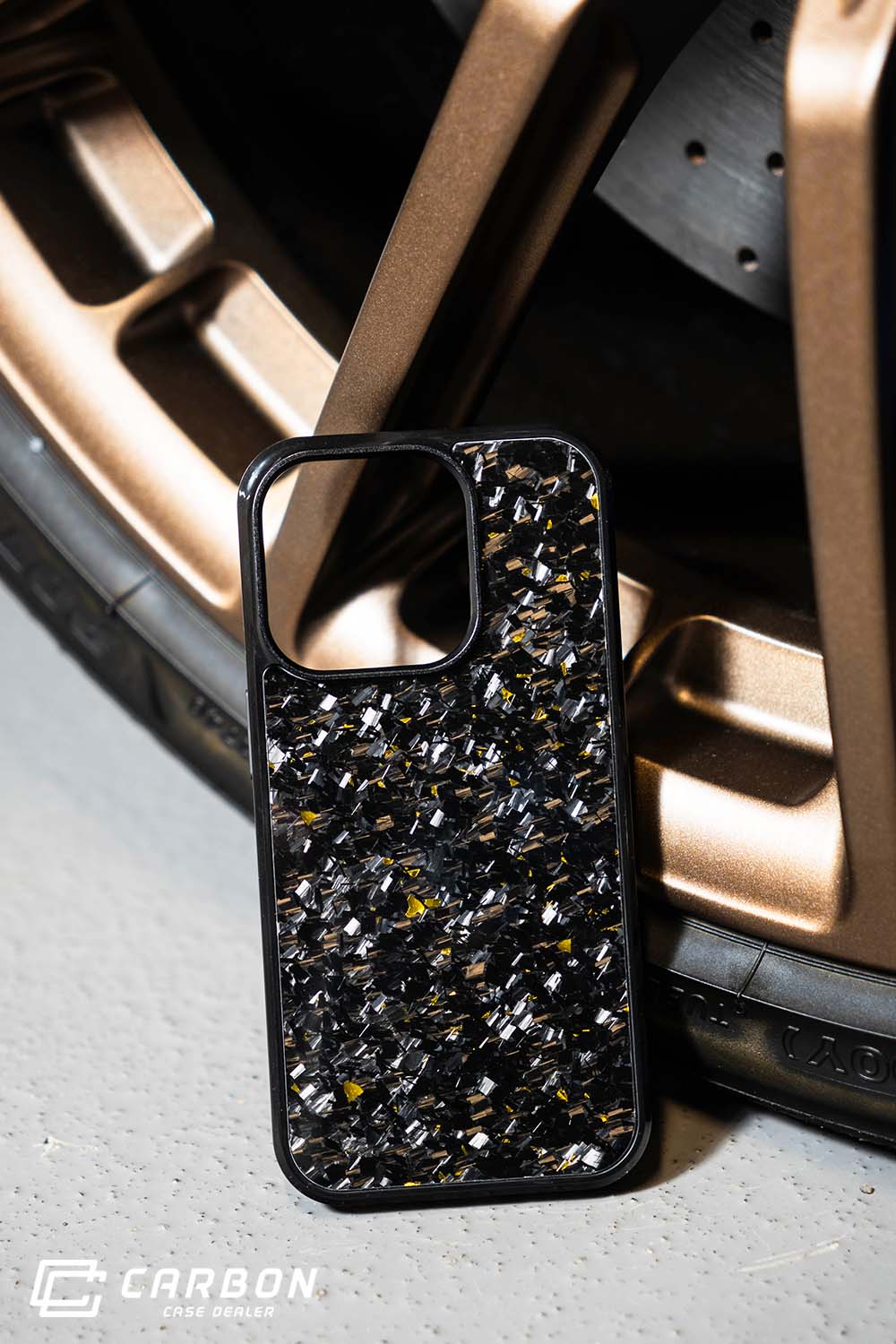 iPhone ForgedGrip™ Series Case - Gold