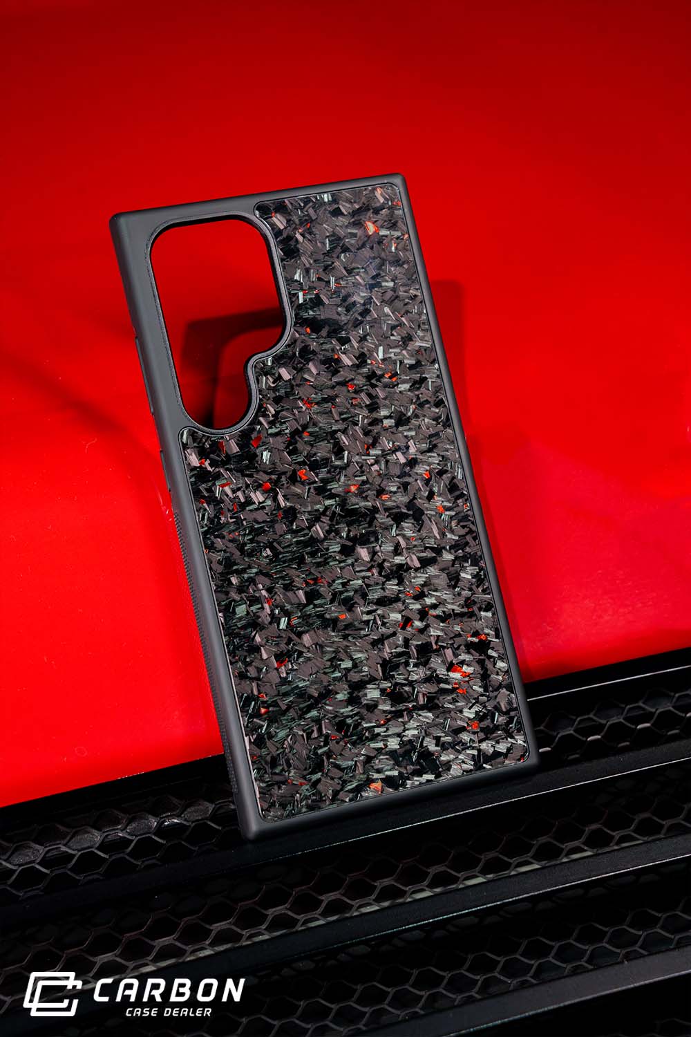 Samsung S-Modelle ForgedGrip™ Series Case - Rubin mit MagSafe